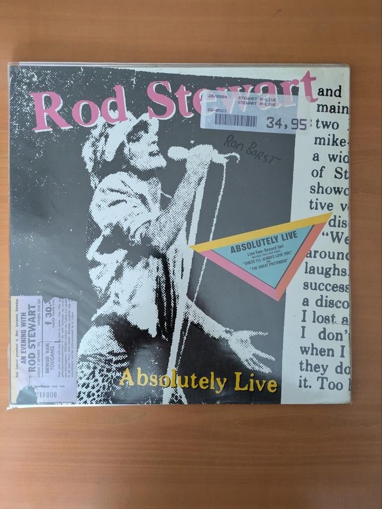 Rod Stewart - Absolutely Live 2lp, Ophalen of Verzenden, Gebruikt, 12 inch, Poprock