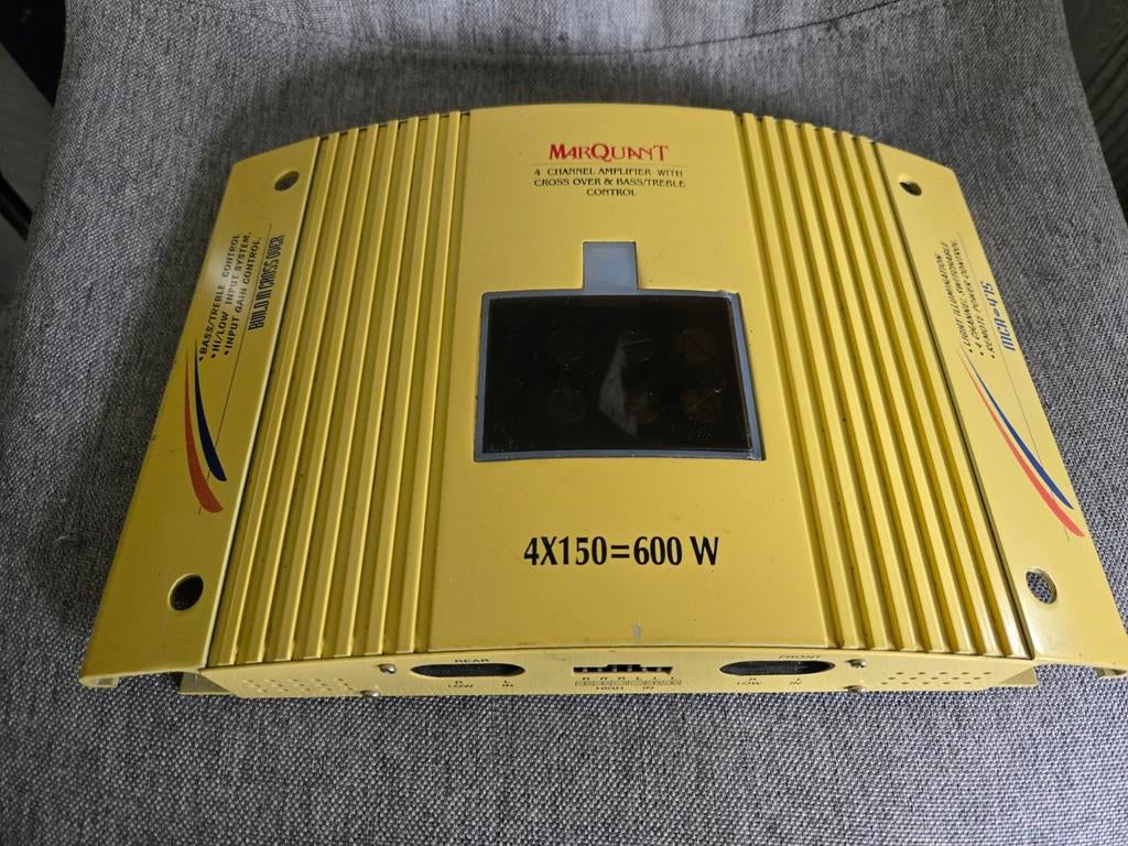 MRQUINT MAQ 475 auto versterker – 4 kanaals – 600W, Ophalen of Verzenden, Gebruikt