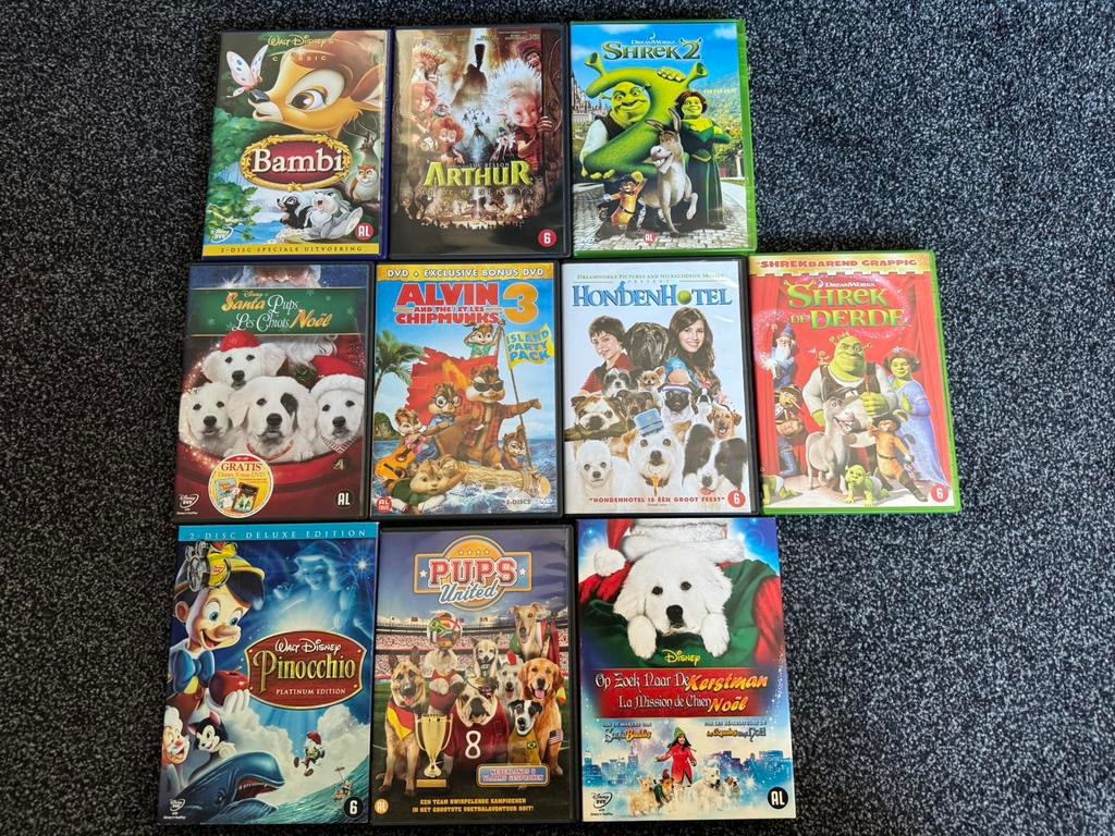 Kinder dvd’s Disney verschilende, Alle leeftijden, Ophalen of Verzenden, Zo goed als nieuw