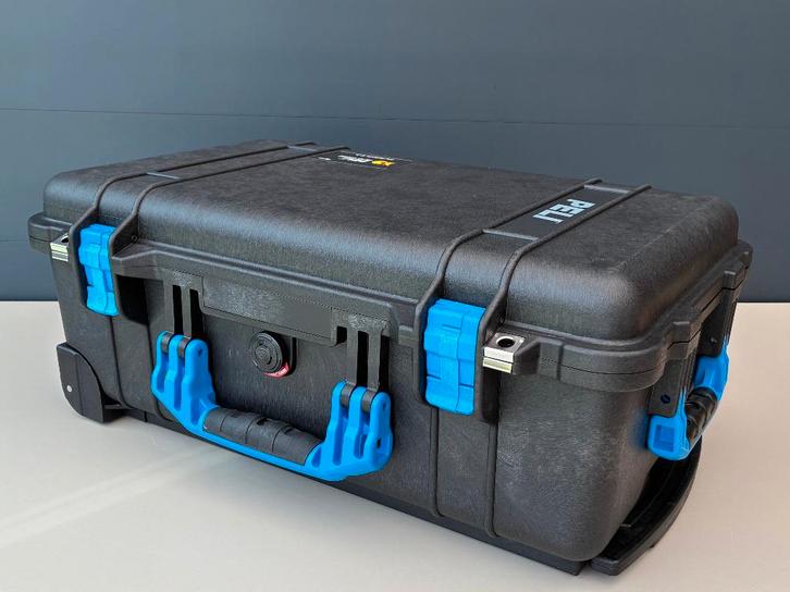 PELI CASE 1510/1560 met trolley & gekleurde Grepen & Latches, Audio, Tv en Foto, Fotografie | Fototassen, Nieuw, Overige typen