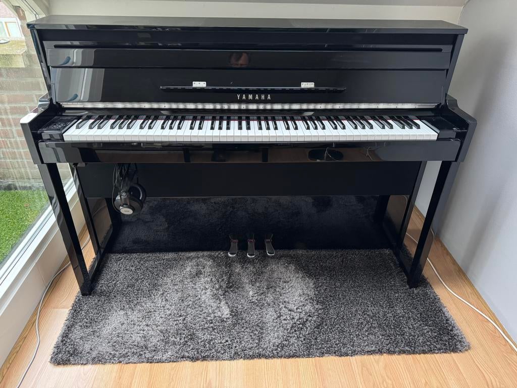 Yamaha NU1X als nieuw!, Ophalen, Zwart, Zo goed als nieuw, Piano