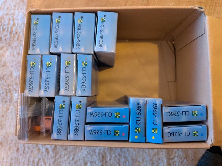 Grote partij 123 inktpatronen voor Canon, Computers en Software, 3D-printerbenodigheden, Nieuw, Ophalen