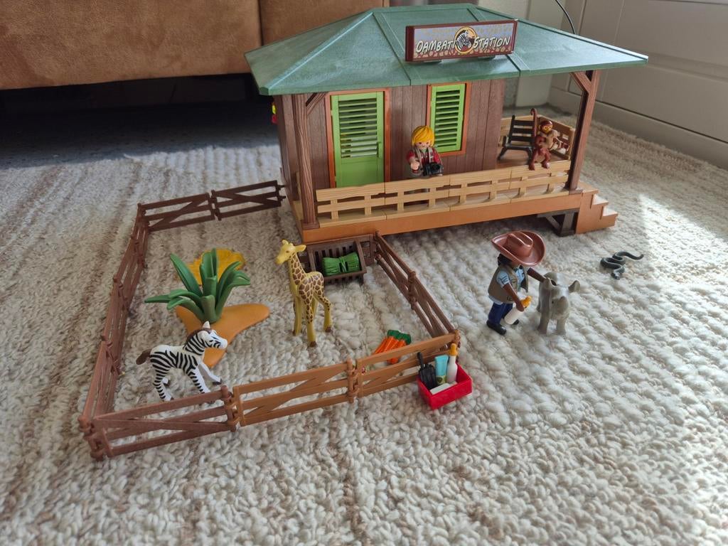 Playmobil Rangerpost voor Gewonde Dieren 6936, Ophalen of Verzenden, Gebruikt, Complete set