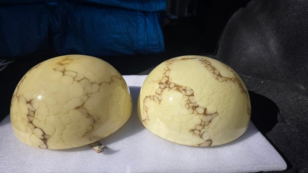 2 Gispen Plafonnières - Art Deco Jaren '20/'30 Stijl, Antiek en Kunst, Ophalen of Verzenden