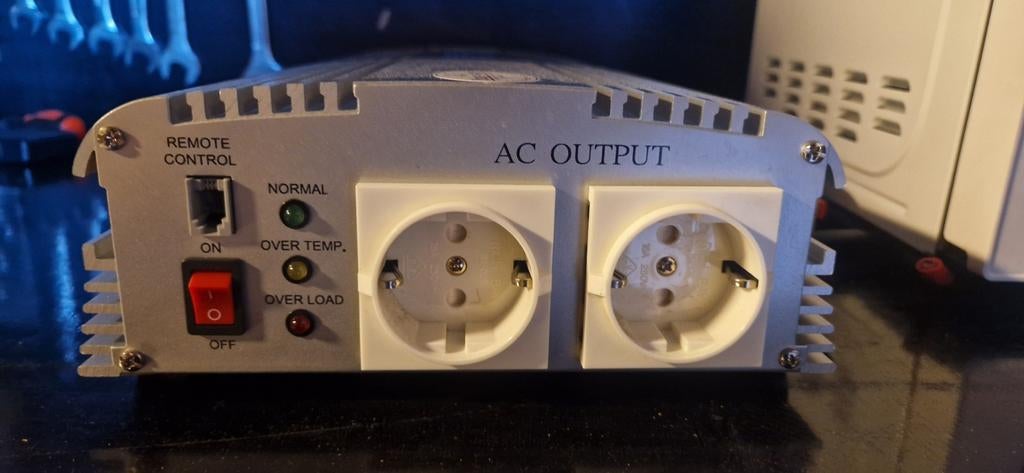 Nedis Omvormer 24V naar 230V 1700W met Afstb en magnetron, Ophalen