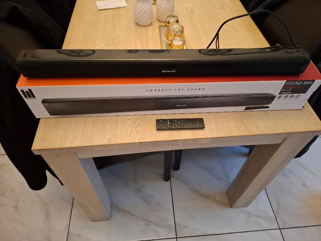 Roseland Soundbar RS-210. Stereo 2.0 met Bluetooth., Ophalen, Bluetooth, Refurbished