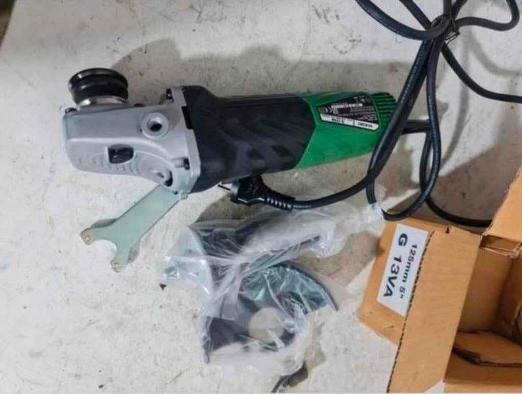 HiKOKI G13VA haakse slijpmachine Hitachi nieuw, Ophalen of Verzenden, Hitachi, N.v.t, N.v.t