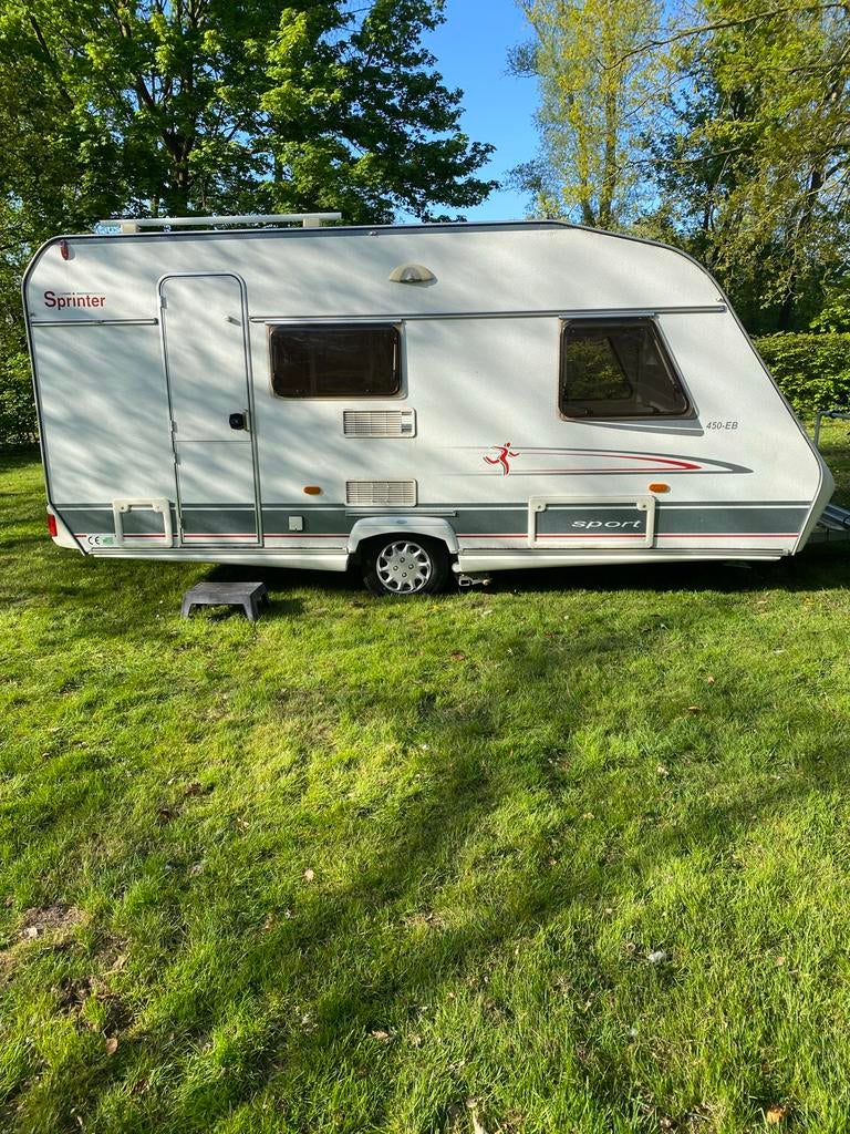 Beyerland Spinter 450EB single bedden. Mover en internet TV, Kleine zit, 4 tot 5 meter, Beyerland, 2 aparte bedden