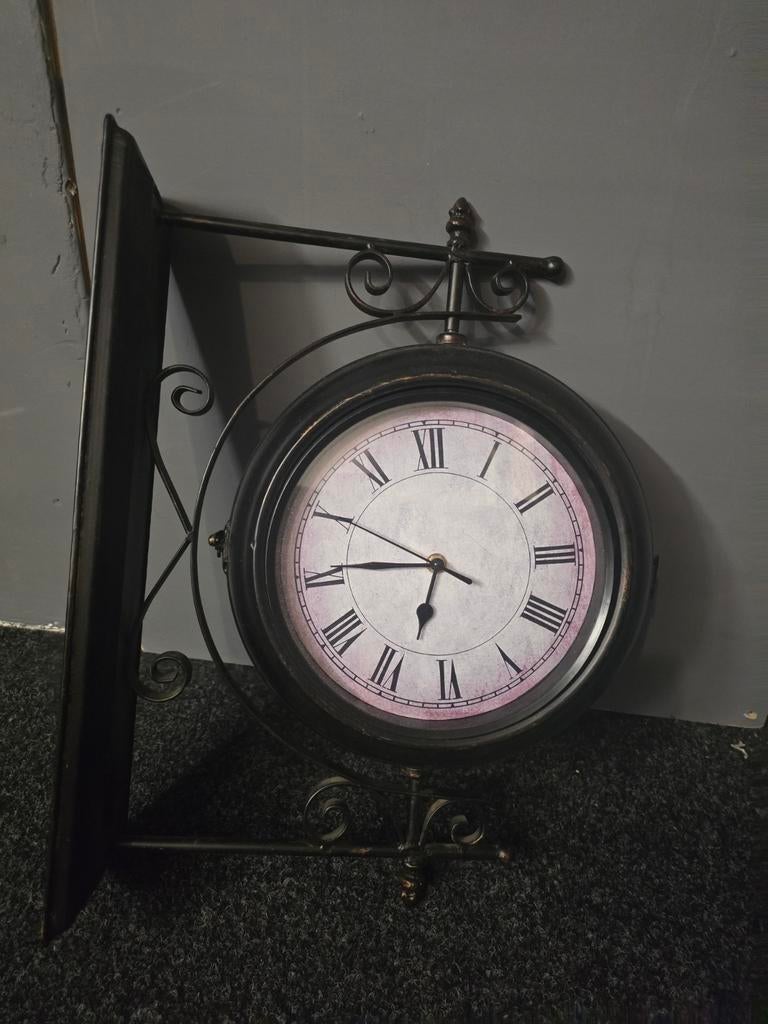 Stationsklok werkend, Huis en Inrichting, Woonaccessoires | Klokken, Ophalen of Verzenden, Wandklok