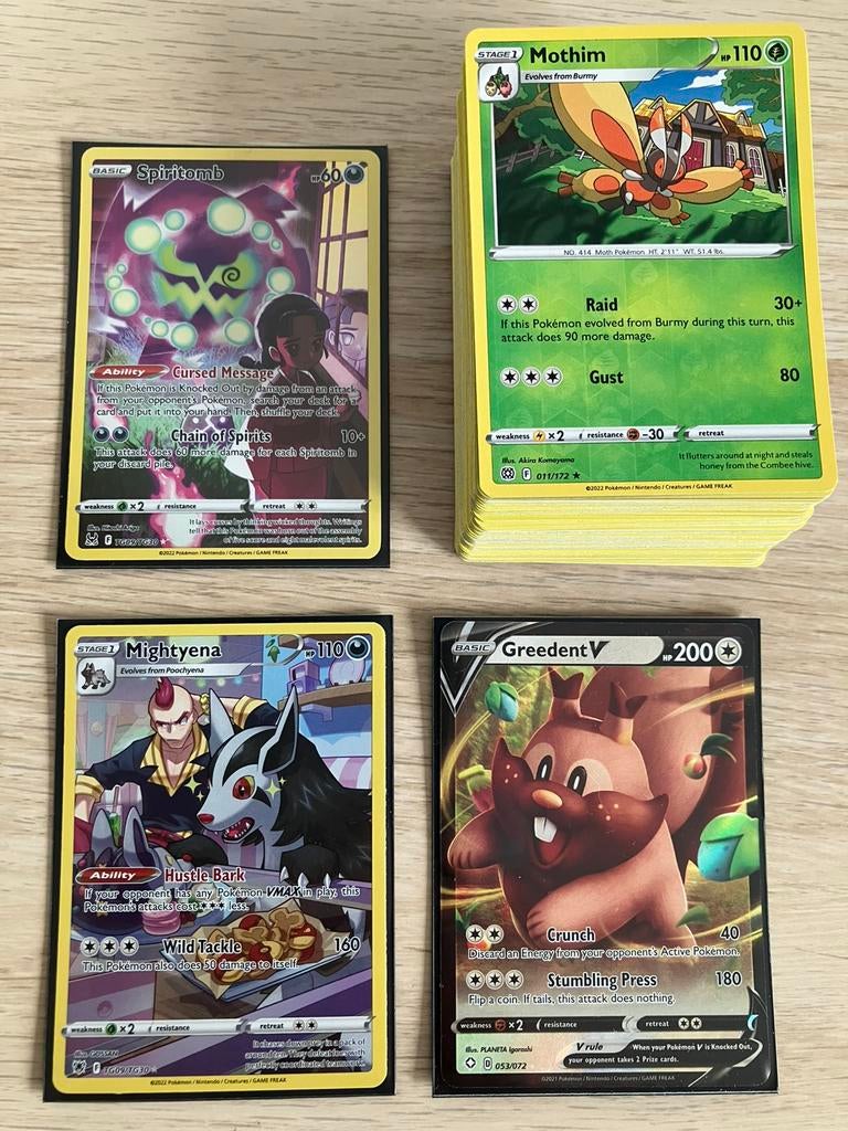 KADO TIP Set van 100 verschillende originele Pokemon kaarten, Ophalen of Verzenden, Zo goed als nieuw, Meerdere kaarten, Foil