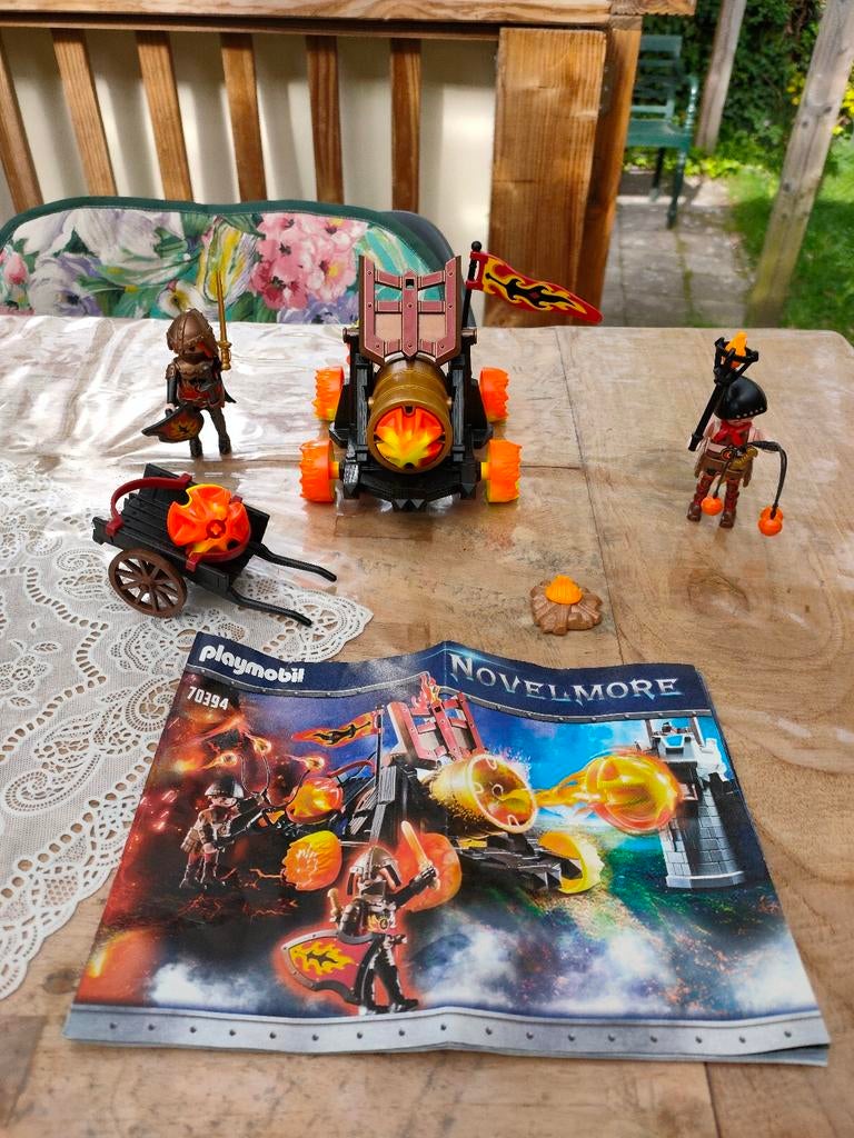 Ridders 70394 met vuurkogel werper, Kinderen en Baby's, Speelgoed | Playmobil, Ophalen of Verzenden