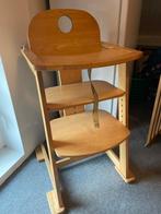 Houten meegroeistoel met veiligheidsgordel, Ophalen of Verzenden, Gebruikt, Meegroeistoel, Gordel(s)