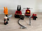 Duplo set brandweer - helikopter en wagen, Ophalen of Verzenden, Gebruikt, Losse stenen, Duplo