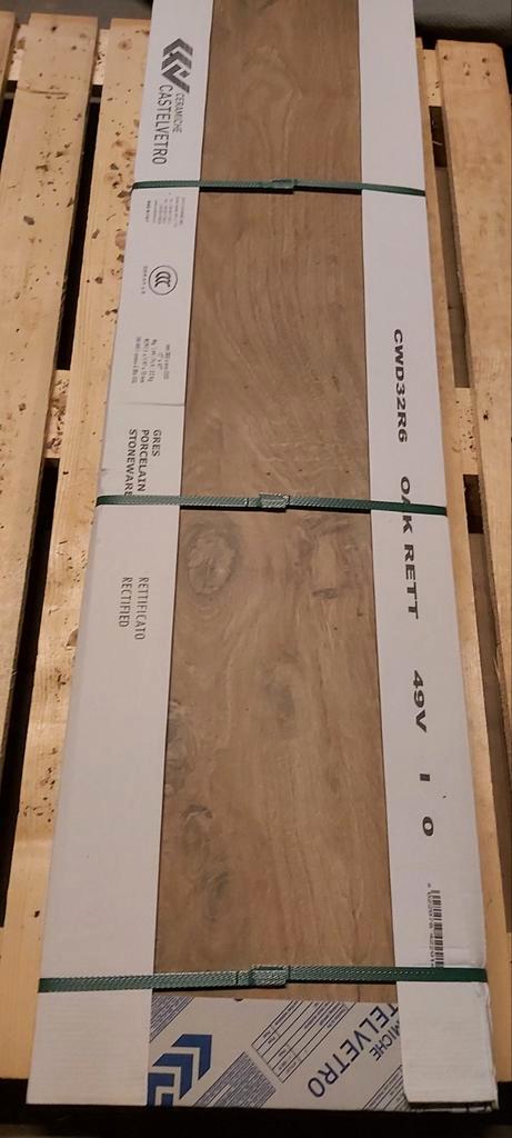 Keramische houtlook tegels, Doe-het-zelf en Verbouw, Vloerdelen en Plavuizen, Nieuw, Plavuizen, Hout, 50 tot 150 cm, 10 tot 30 cm