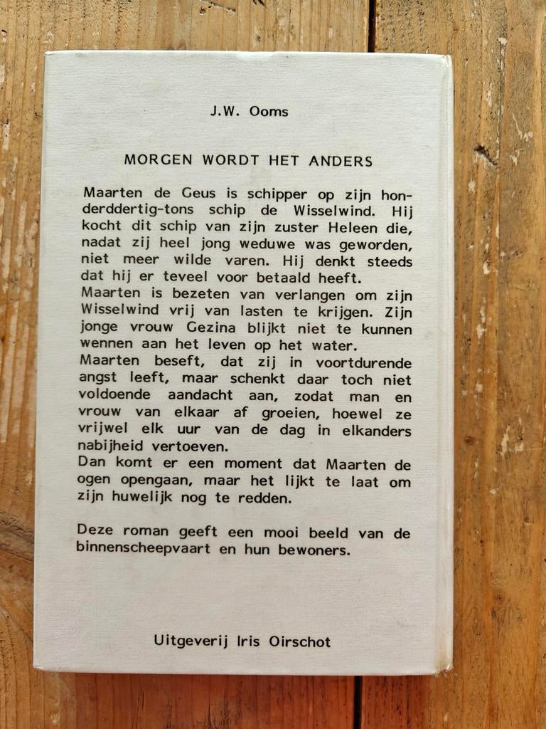 Morgen word het anders.  GROOT letter boek., Boeken, Romans, Ophalen of Verzenden, Gelezen