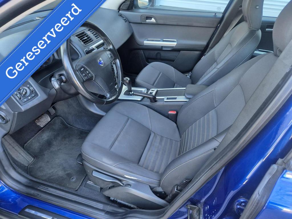 Volvo V50 2.4 Kinetic/1e Eig/Cruise/140PK/Trekhaak/Xenon/17', Auto's, Volvo, Gebruikt, Blauw, Alcantara, 11 km/l