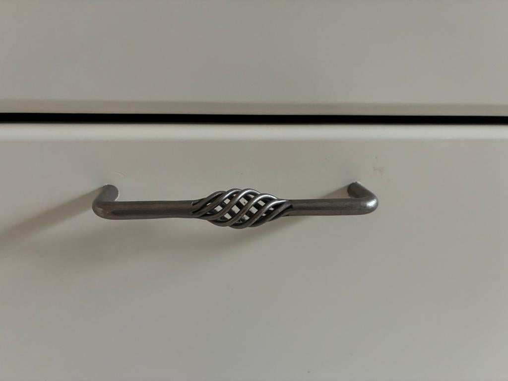 keuken handgreep meubelgreep 128mm retro vintage, Ophalen, Minder dan 50 cm, Gebruikt, Minder dan 25 cm