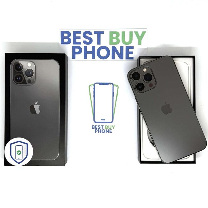 iPhone 13 Pro 256GB zwart /krasvrij /91% batt /garantie, Telecommunicatie, Mobiele telefoons | Apple iPhone, Zo goed als nieuw