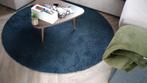 Rond vloerkleed, blauw/grijs, Ophalen