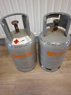 2x lege gasflessen, Ophalen