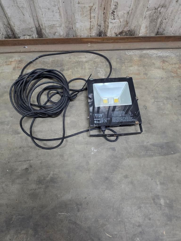 Primealux LED bouwlamp 100W IP65, Doe-het-zelf en Verbouw, Bouwverlichting, Ophalen of Verzenden, Gebruikt, 50 tot 200 watt