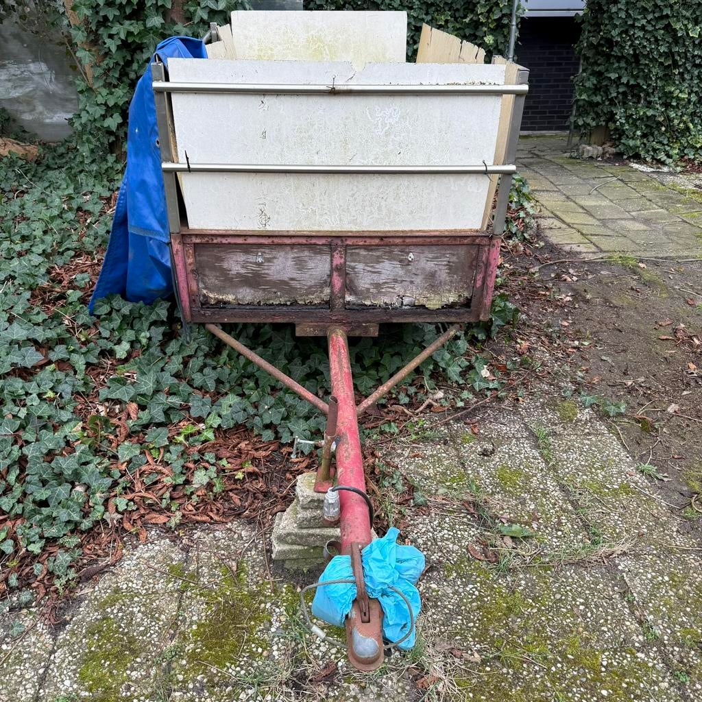 Te koop: aanhanger 1meter breed en 2 meter lang, Ophalen, Zo goed als nieuw