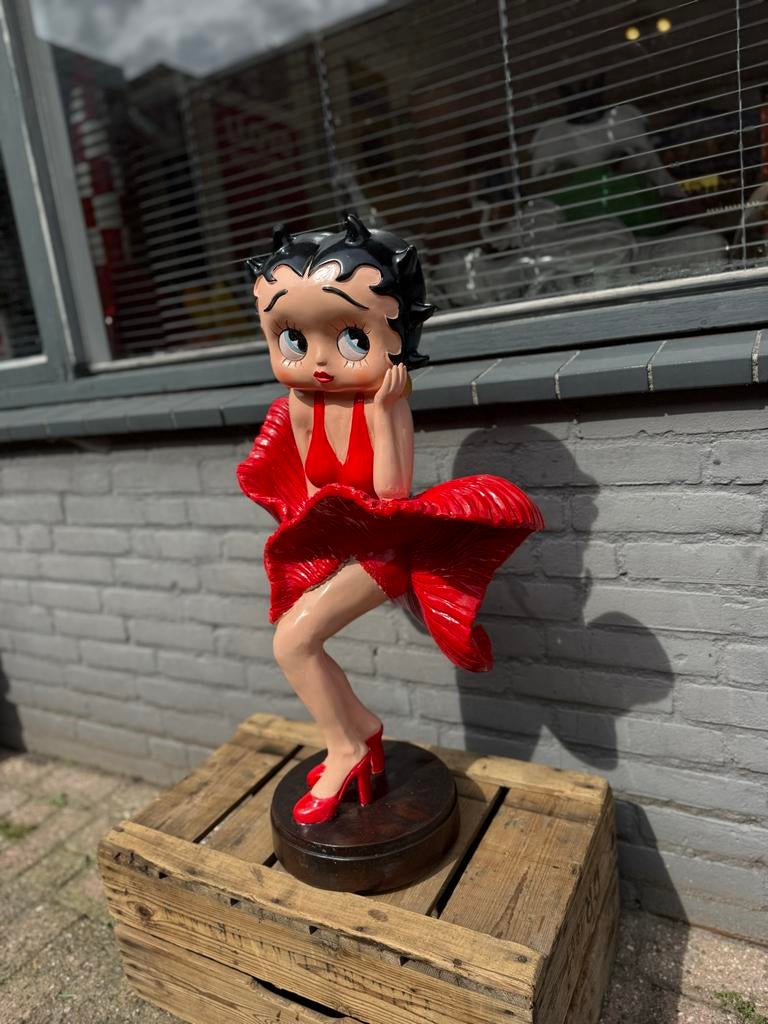 Betty Boop Marilyn Monroe Beeld - Pop Art Decoratie, Ophalen, Kunststof, 50 - 100 cm, Beeld