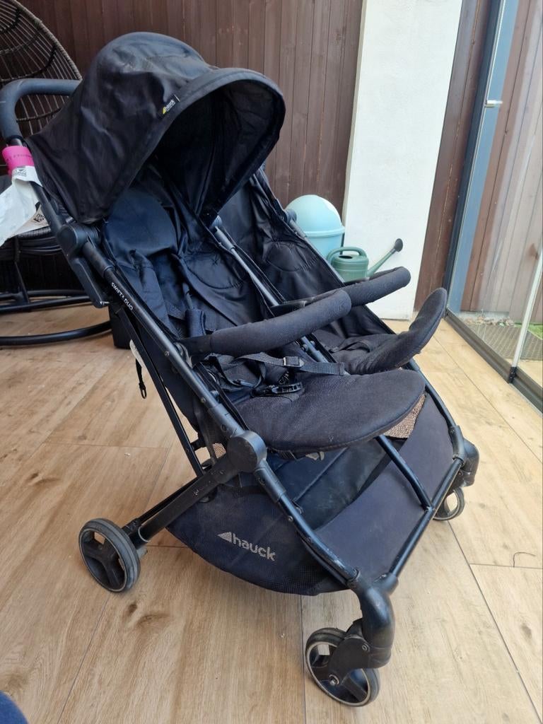 Hauck Duo Kinderwagen – Superlicht & Ideaal voor Stad en Rei, Duowagen, Zo goed als nieuw, Ophalen, Kinderwagen