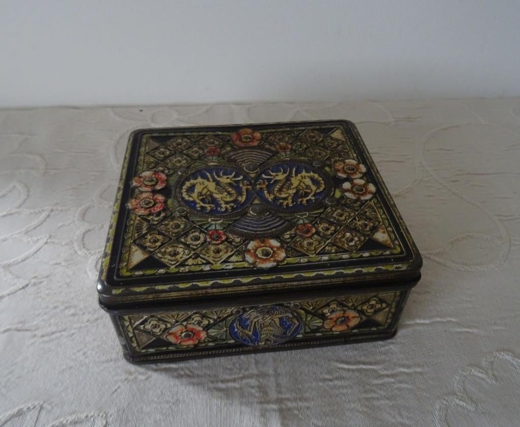 Oude blik Niemeijer’s koffie en thee., Ophalen of Verzenden, Gebruikt, Koffie