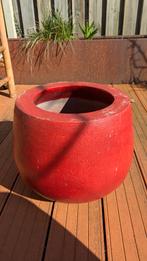 bloempot vintage aardewerk, Tuin en Terras, Bloempotten, Gebruikt, Rond, Minder dan 40 cm, Balkon