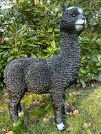 Alpaca, lama, zwart, tuin, gazon, manege, boerderij 55cm, Tuin en Terras, Tuinbeelden, Ophalen, Nieuw, Kunststof, Dierenbeeld