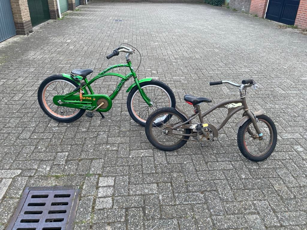 2x Electra Kinderfiets 20 en 16 inch, Minder dan 47 cm, Ophalen, Zo goed als nieuw, Staal