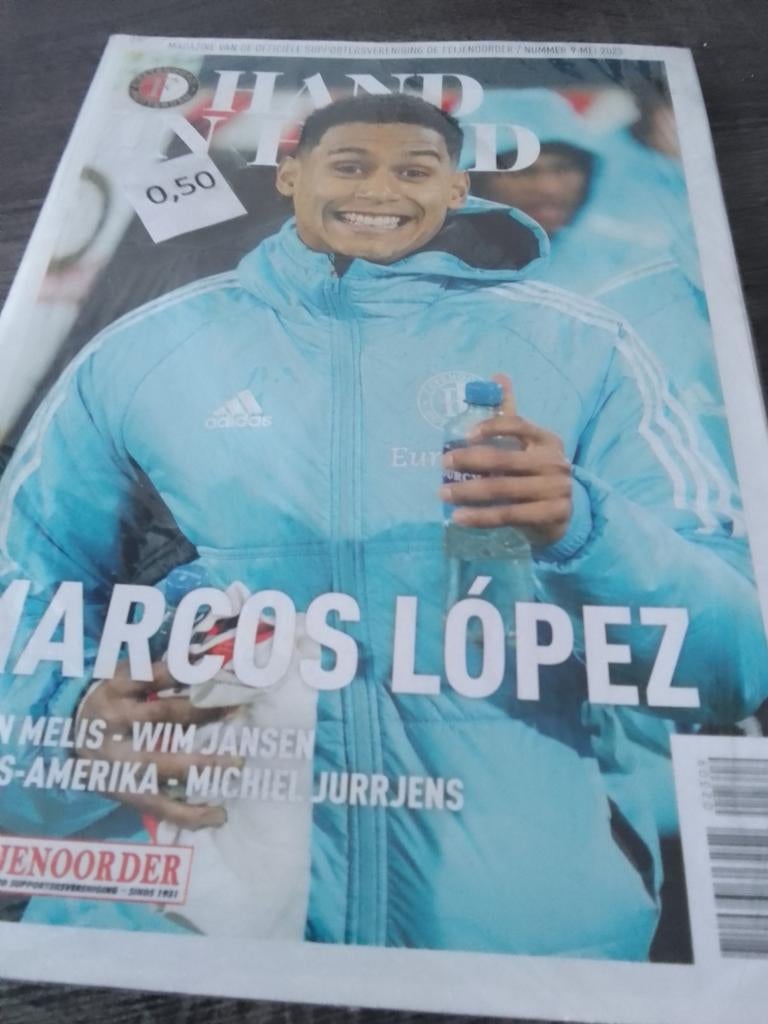 Hand in Hand - Feyenoord Magazine Mei 2023 - Marcos López, Boeken, Ophalen, Gelezen, Overige typen