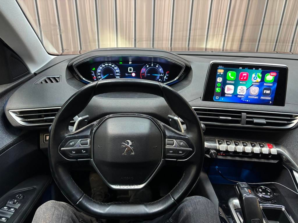 Peugeot 3008 1.2 PureTech Active|Carplay|Stoelver|Camera V+A, Auto's, Peugeot, Gebruikt, 1199 cc, Bruin, Leder en Stof