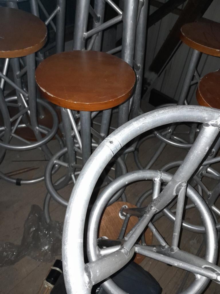 Truss barkrukken, Huis en Inrichting, Barkrukken, Ophalen, Gebruikt, 60 tot 90 cm