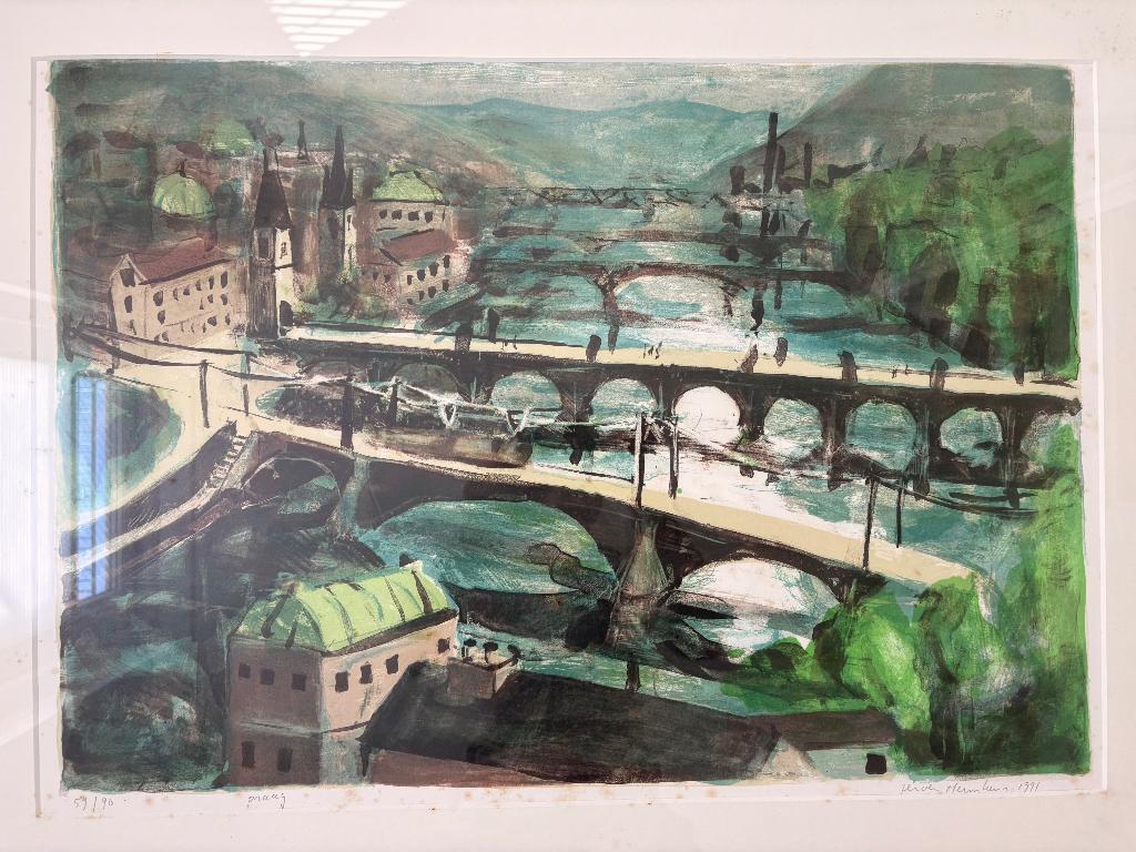 Jeroen Hermkens - Praag litho, Ophalen