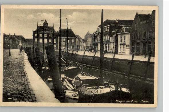 Bergen op Zoom Haven Vissersboten BZ 16, BZ 31 BZ 2, st 1934, Verzenden, 1920 tot 1940, Gelopen, Noord-Brabant