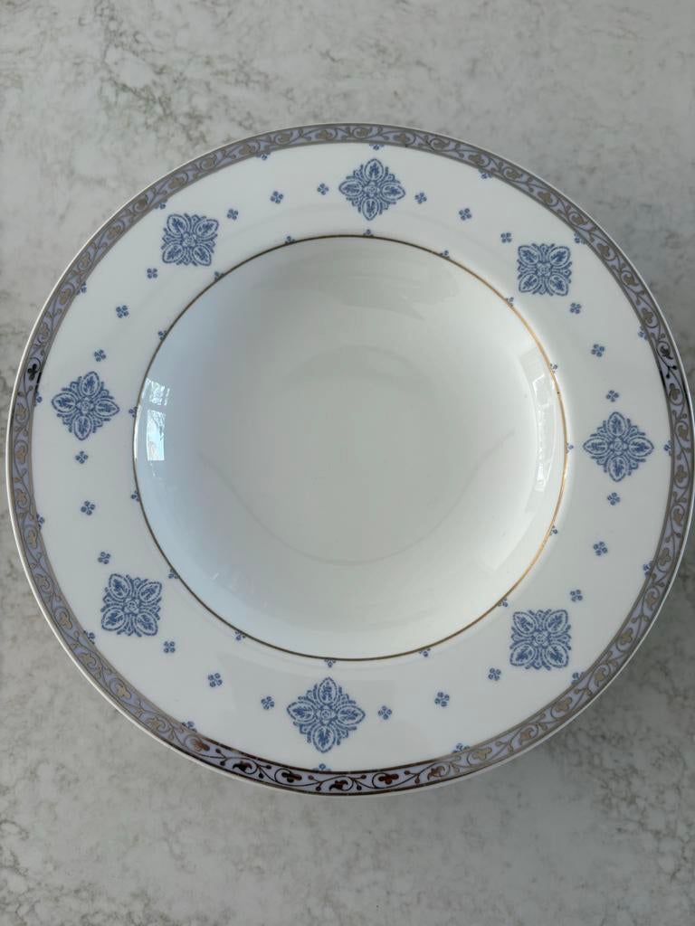 Villeroy & Boch Azurea diepe borden - 8 stuks, Huis en Inrichting, Keuken | Servies, Ophalen, Gebruikt, Porselein, Bord(en)