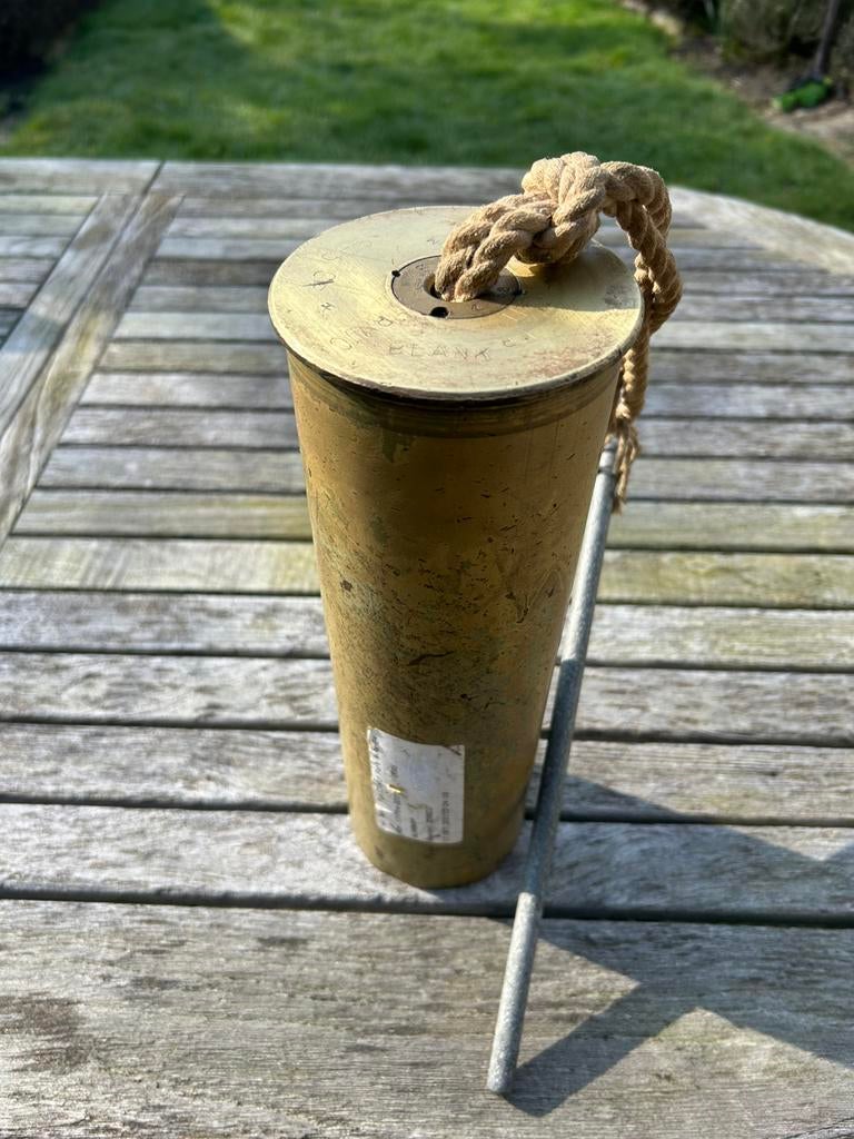 Gas alarmbel, Verzamelen, Militaria | Tweede Wereldoorlog, Ophalen of Verzenden, Landmacht