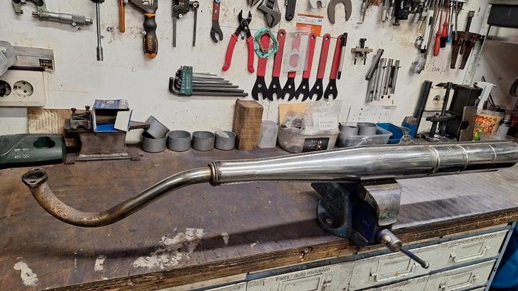 Puch Maxi N uitlaat, Fietsen en Brommers, Brommeronderdelen | Puch, Gebruikt, Uitlaat, Ophalen of Verzenden