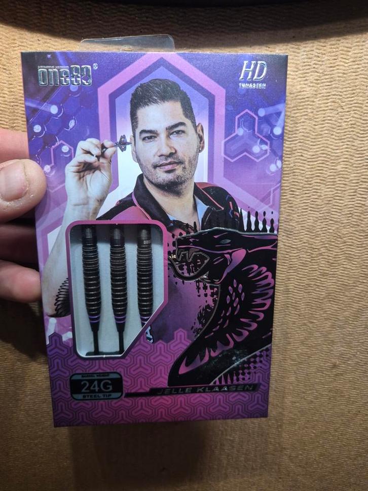 Jelle Klaasen Darts 24G Steel Tip - Nieuw in doos, Sport en Fitness, Darts, Ophalen of Verzenden