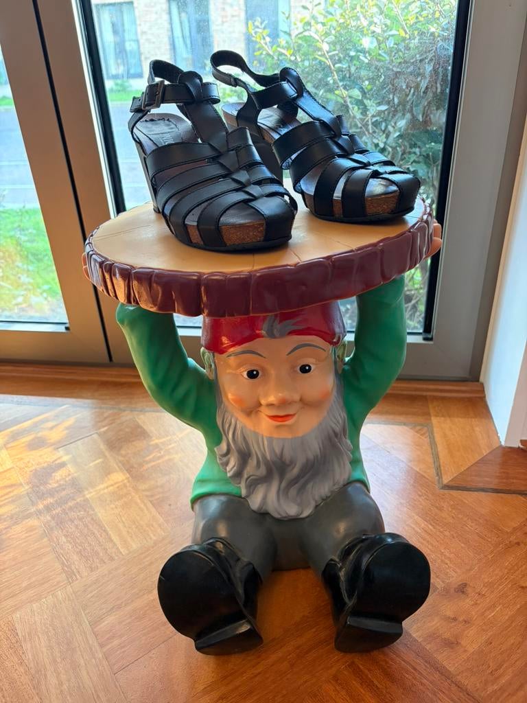 Vita Unica Comfort sandalen – hak 8 cm – maat 39., Zwart, Ophalen of Verzenden, Schoenen met hoge hakken, Gedragen