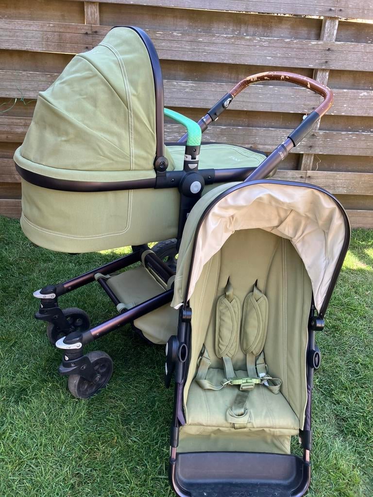 Joolz day 1 cactus groen + buggy gedeelte, Gebruikt, Combiwagen, Met reiswieg, Ophalen
