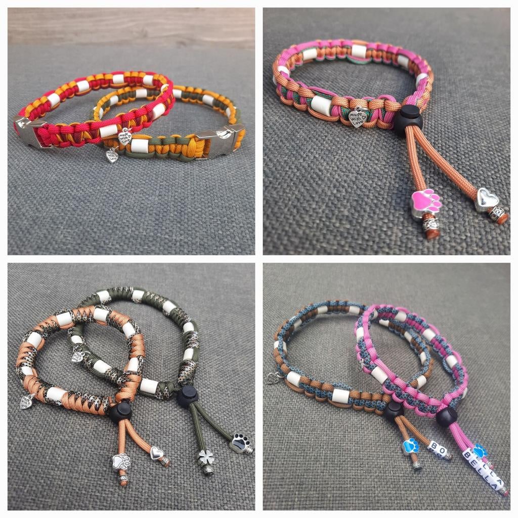 Anti-tekenbanden met EM-keramiek of seresto voorbereiding, Dieren en Toebehoren, Ophalen of Verzenden, Handgemaakt, Nieuw