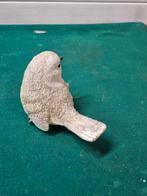 beeld vogel wit glitters, Verzamelen, Beelden en Beeldjes, Ophalen of Verzenden