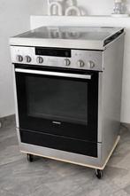 Siemens Fornuis met Oven - Gasfornuis met 4 Kookzones, Ophalen, Gebruikt, 60 cm of meer, Grill