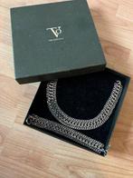 TOV Essentials Ketting en Armband Set - Zilverkleurig, Ophalen of Verzenden, Zo goed als nieuw, Zilver, Overige materialen