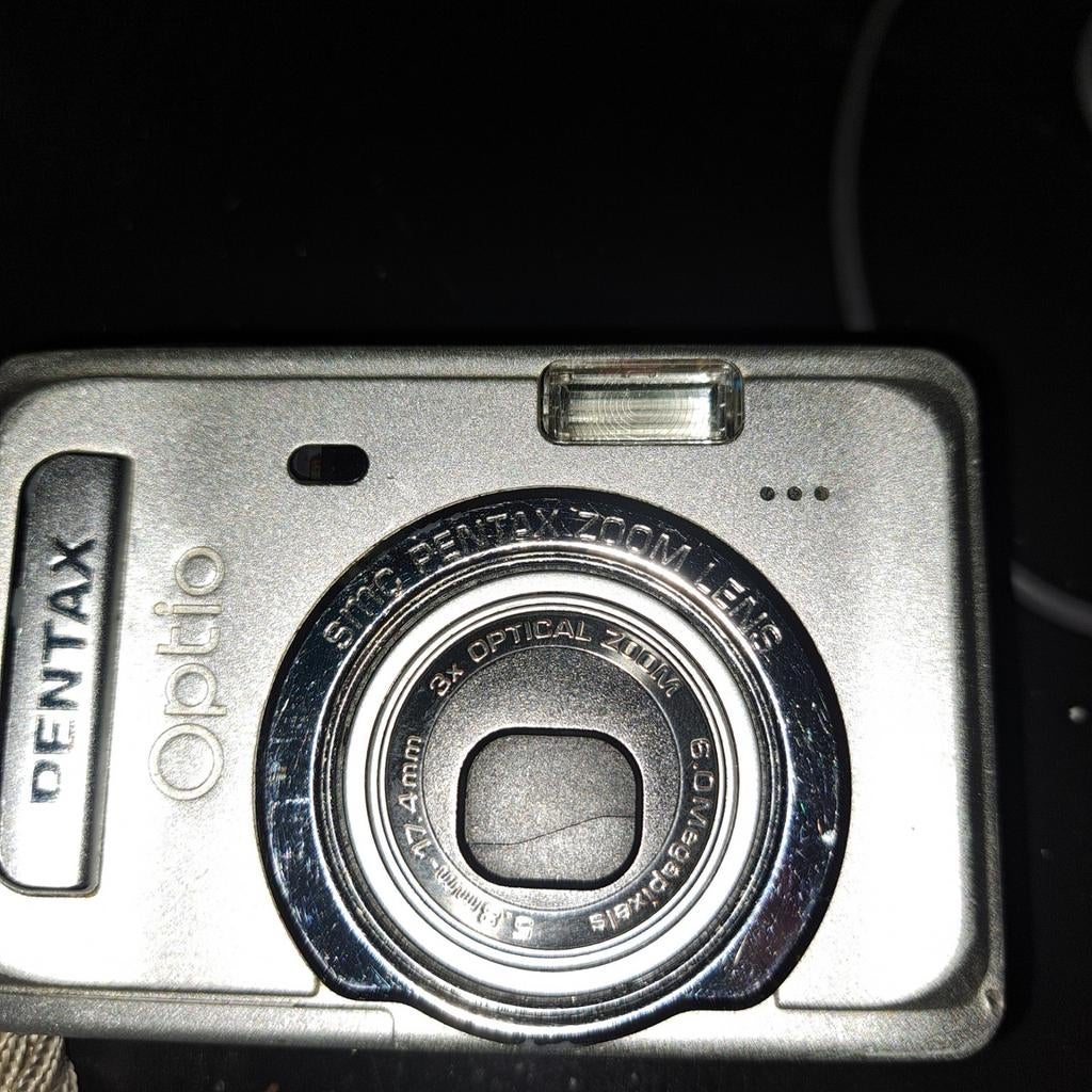 Pentax Optio S6 Compact Camera - 6.0 Megapixel, 3x Zoom, Audio, Tv en Foto, Fotocamera's Digitaal, Ophalen of Verzenden