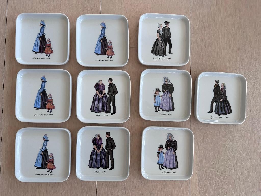 10x Villeroy & Boch gebaksbordjes, Ophalen of Verzenden, Zo goed als nieuw, Bord(en), Overige stijlen