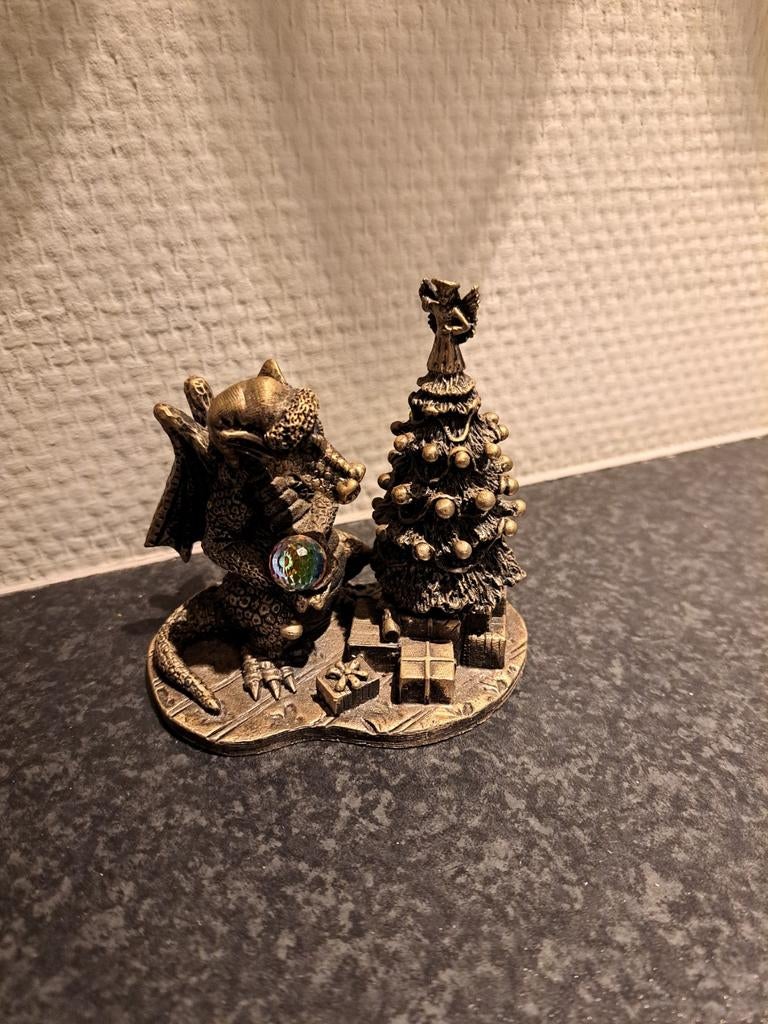 Tudor Mint Christmas Dragon 1996 draak., Ophalen of Verzenden, Gebruikt, Fantasy